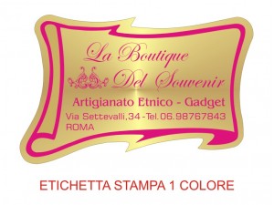 Etichette adesive per articoli da regalo e casalinghi (mm 55X38)  (cod.3L )
